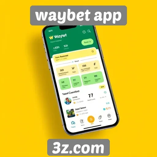 Interface do usuário no Waybet app é intuitiva